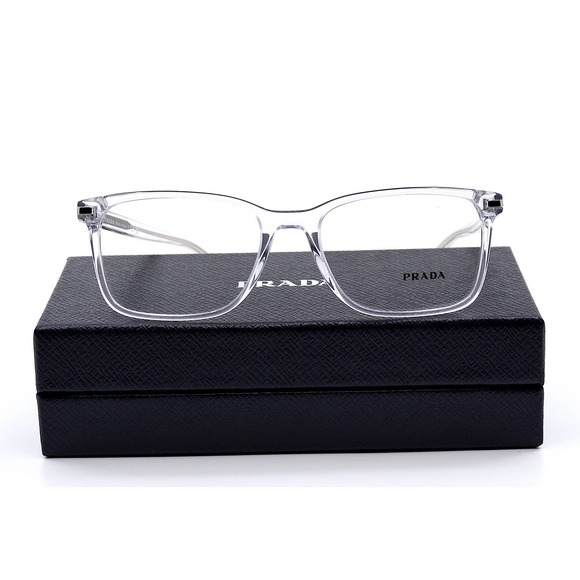 NEW PRADA PR 14WV 2AZ1O1 CRYSTAL AUTHENTIC EYEGLASSES FRAME - Picture 5 of 15